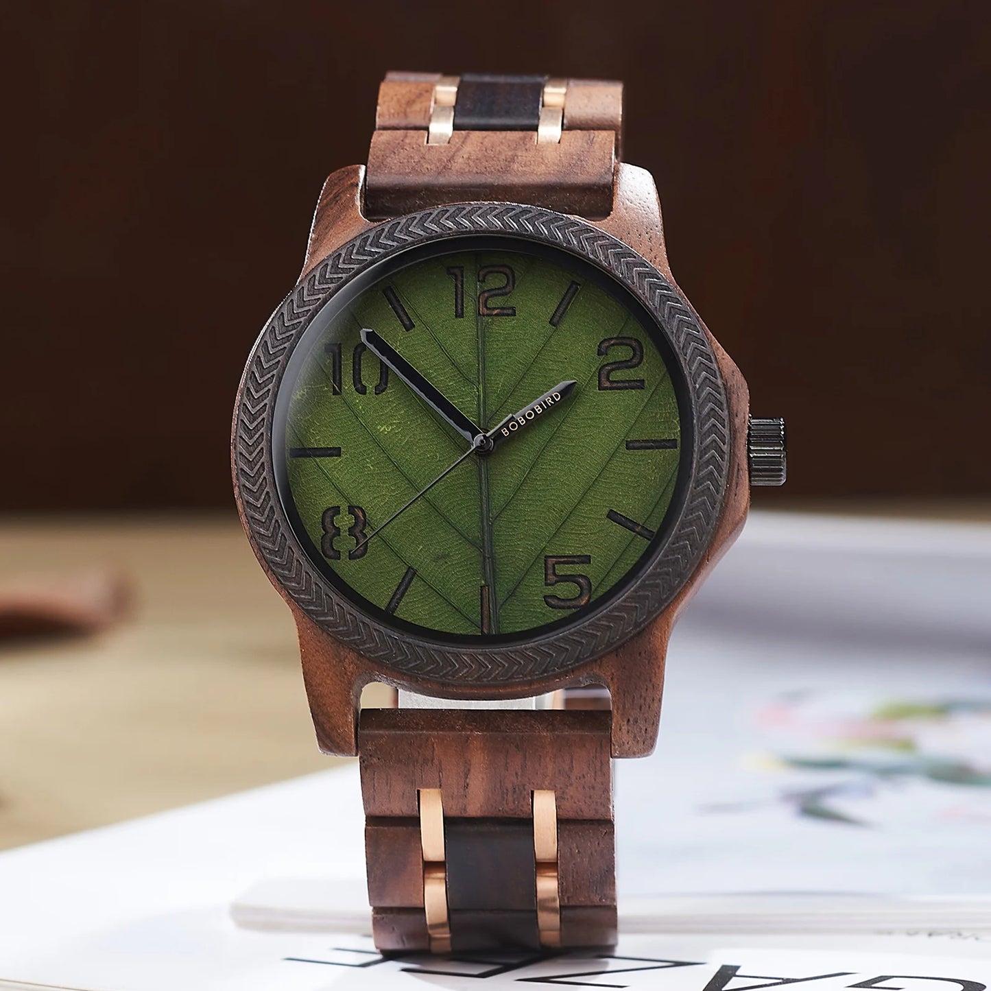 BOBO BIRD Men's Quartz Watches Men High-End Luxury Wristwatch Clock Fashion Eco-Friendly Wooden Watches For Men Original Desing