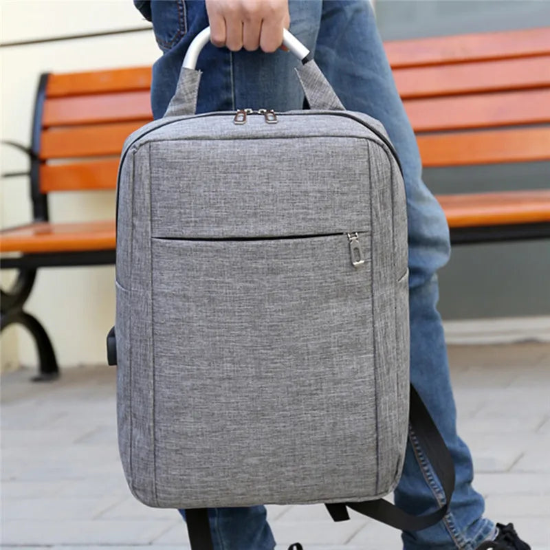 Oxford Ultralight Backpack Multifunction Anti-Theft Office Men USB Charging Backpack Laptop Notebook Travel School Business Bag