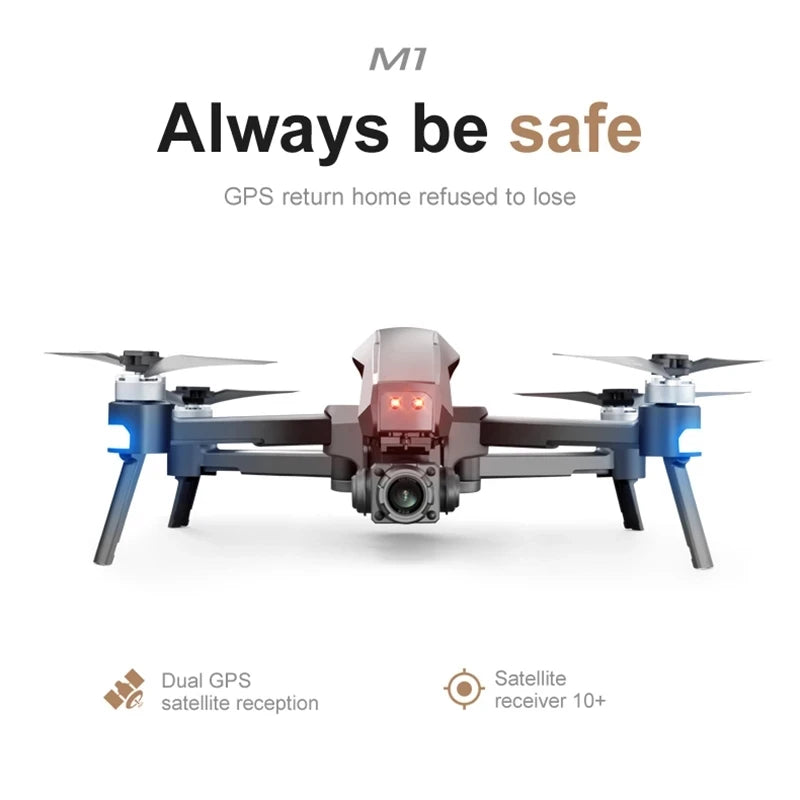 Professional Drone with 4K HD 2-Axis Gimbal 6K Camera 5G Wifi GPS Supports 64G TF Card FPV Drones RC Distance 2KM Quadcopter