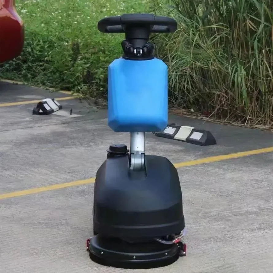 Hand Push Auto Brush Electric Industrial Walk Behind Rotary Mini Cleaning Machine Sweepers Floor Scrubber