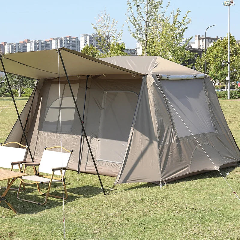 large camping tent Moisture proof automatic tent Hiking camping family play camping tents luxury
