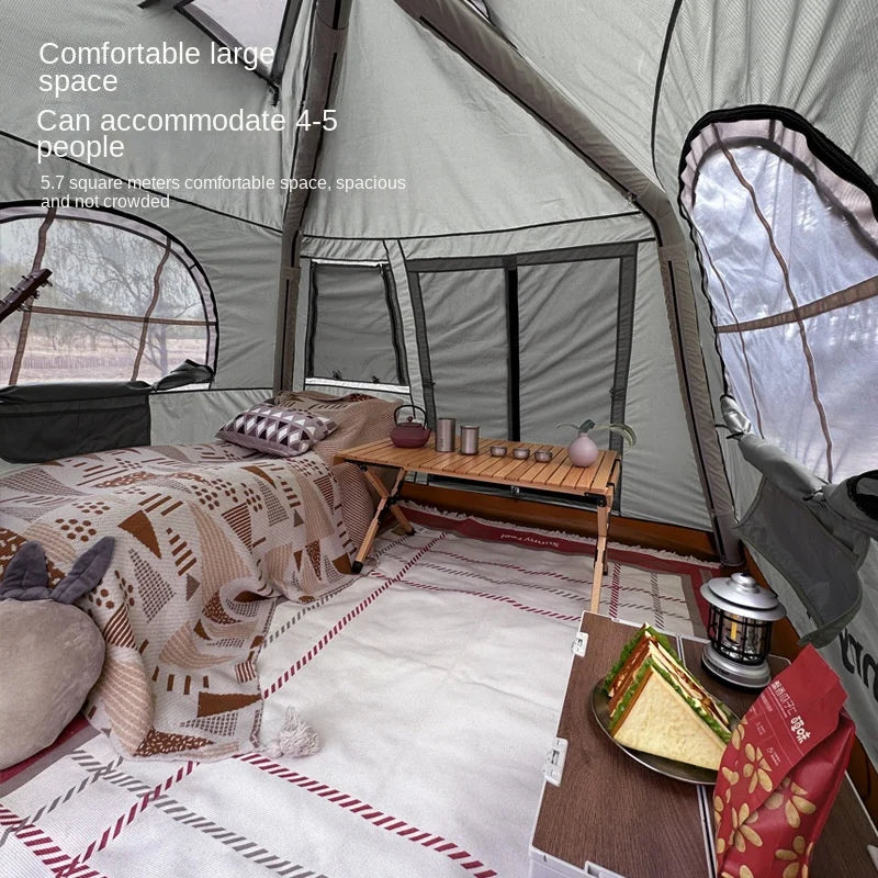 Oxford Cloth Inflatable Tent for Camping Equipment Outdoor Gadget Roof Top Tent Pop Up Tent Luxury Party Waterproof Light Weight
