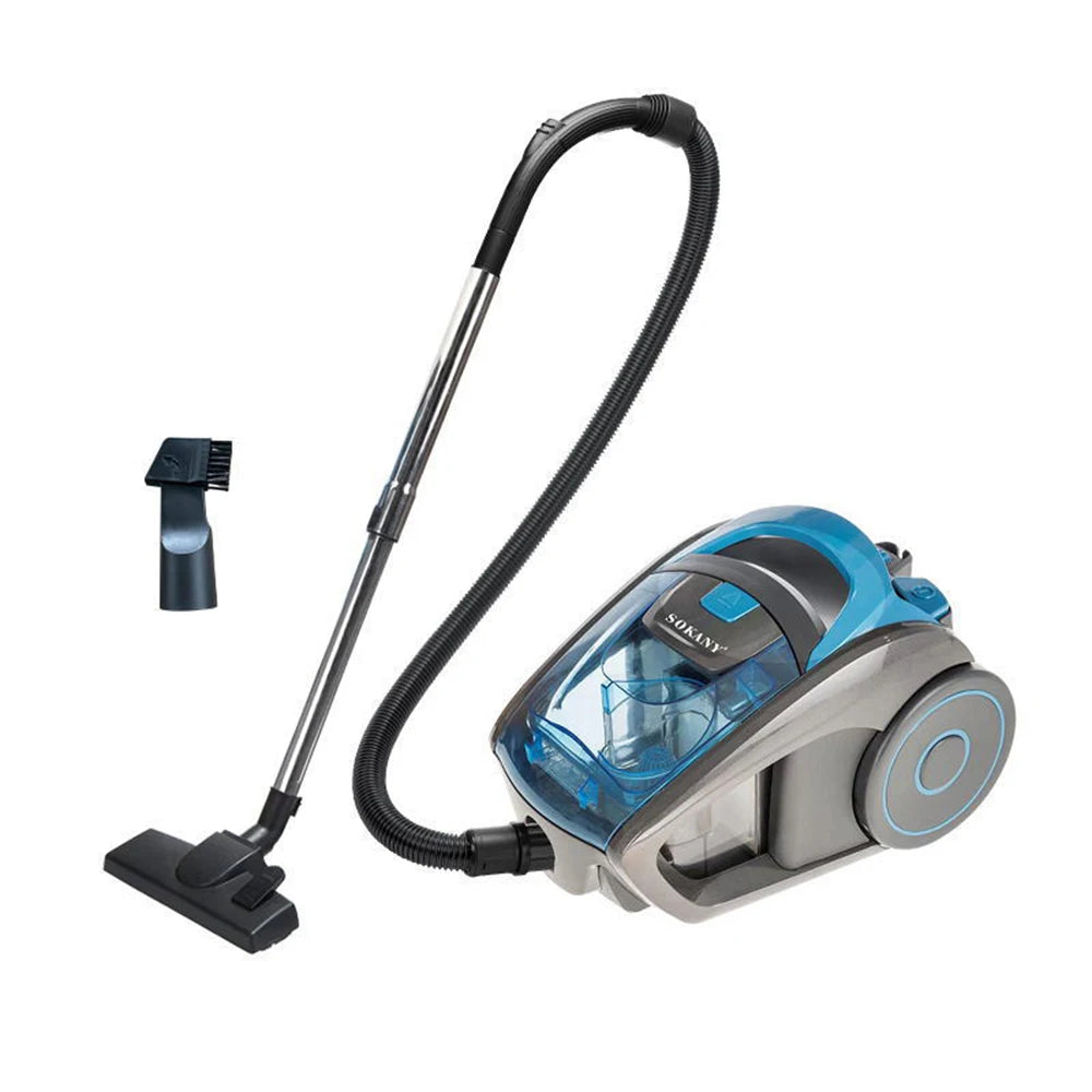 Electric Vacuum Cleaner 1500ML Wired Portable 2500W Powerful Dust Cleaning Machine Sweeper for Floors Carpet Furniture Window Coverings Sills Sofa Bed Home Business