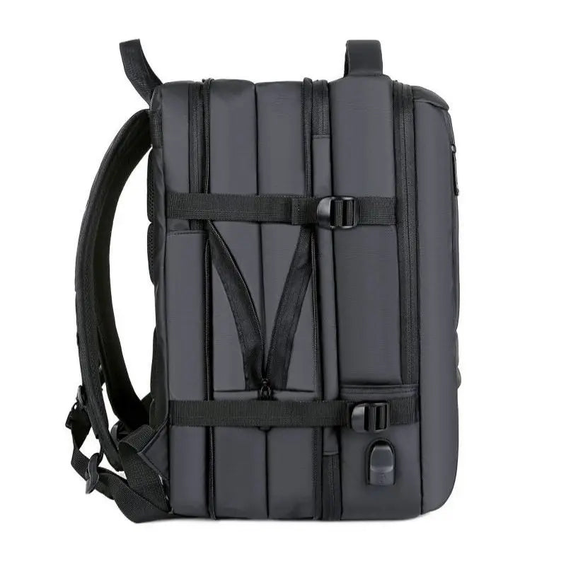 Men's Business Waterproof Multi-Function Backpack USB Charging 17 "Laptop Bag Can Be Extended Large Capacity Travel Backpack New