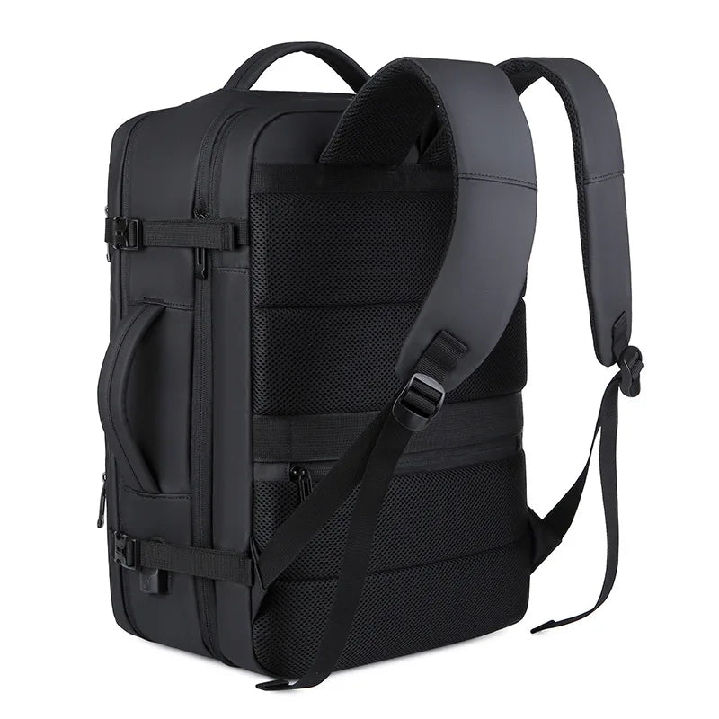 Men's 40L Large Capacity Expandable Backpacks USB Charging 17'' Laptop backpack Waterproof Multi-functional Business Travel Bags