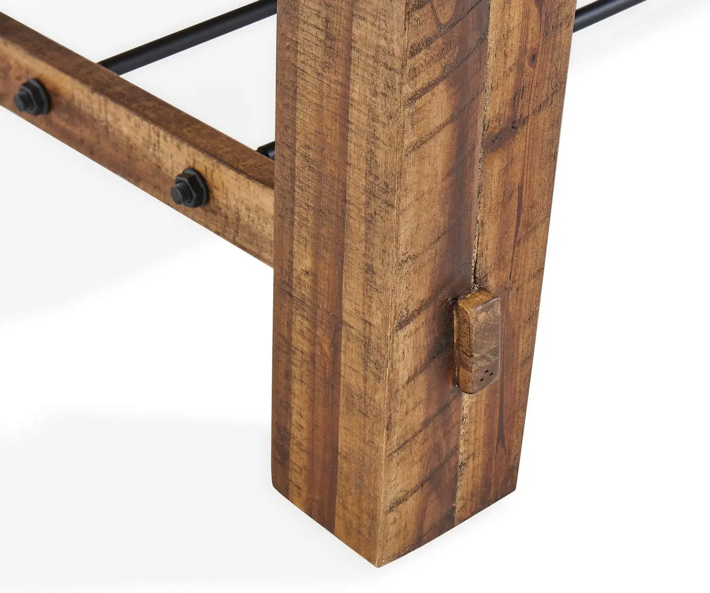 Furniture Durango 48" L Industrial Wood Coffee Table