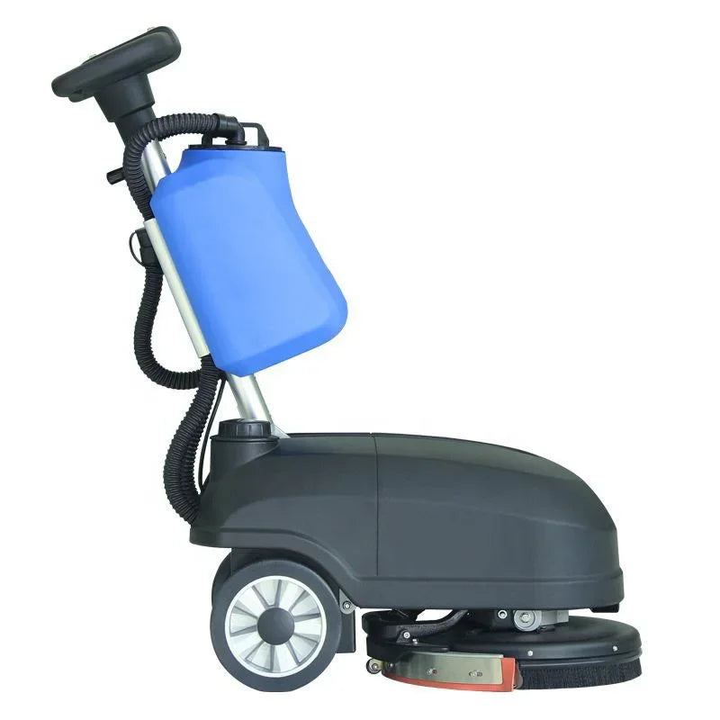 Hand Push Auto Brush Electric Industrial Walk Behind Rotary Mini Cleaning Machine Sweepers Floor Scrubber