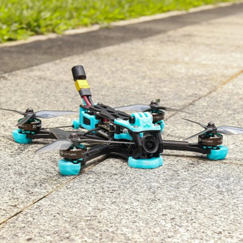 Foxeer Aura LR 5" 5inch FPV 4k camera 210mm T700 Green Carbon W/ 5mm Arm for RC FPV Freestyle Long Range O3 LJI Digital Drone