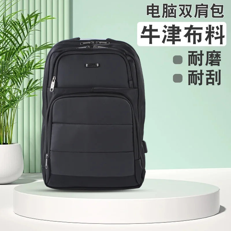 Casual Business Men Backpack Usb Charging Computer Backpack Laptop Bag Oxford Cloth Anti-theft Travel Backpack Outdoor Bag