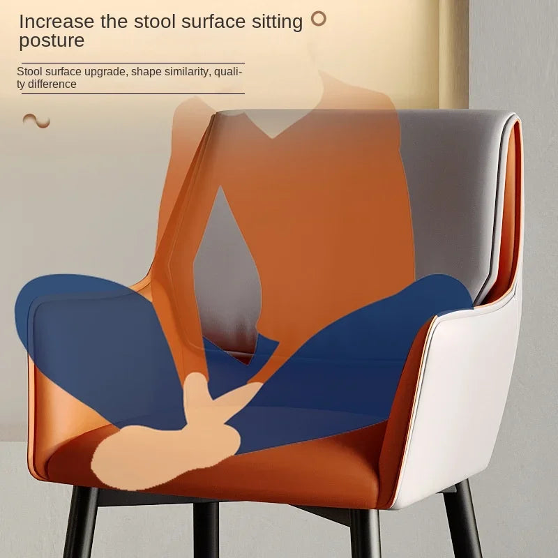 Gaming Dining Chairs Accent Mobile Leather Computer Kitchen Chair Home Foldable Unique Sillas Plegables Modern Furniture