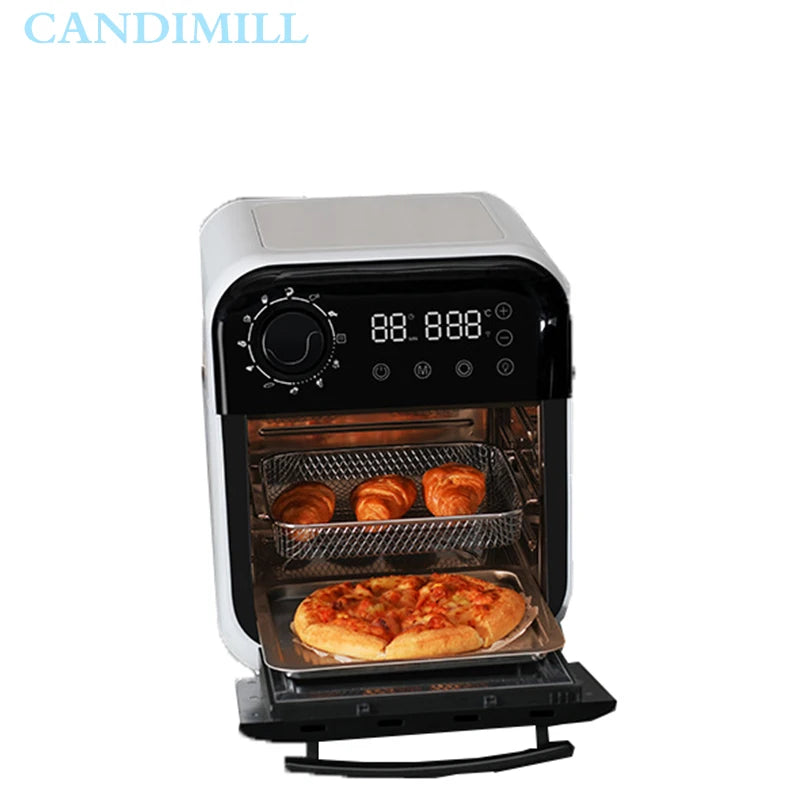 12L Large Capacity Electric Oven Air Frying Multifunctional Airfryer Oil-free Healthy Popcorn Machine Dry Fruit Machine