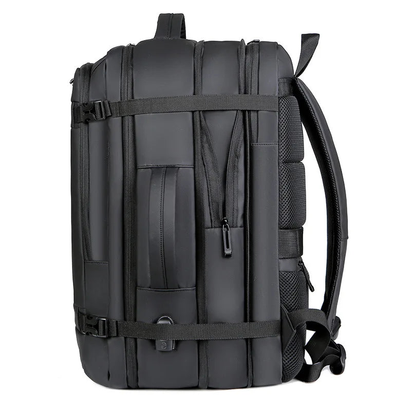 40L Expandable USB Charging Travel Backpack Men Large Capacity Business Water Resistant Durable 17-inch Computer Backpack New