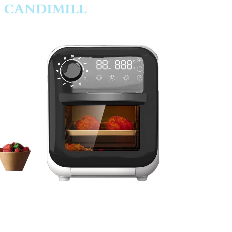 12L Large Capacity Electric Oven Air Frying Multifunctional Airfryer Oil-free Healthy Popcorn Machine Dry Fruit Machine