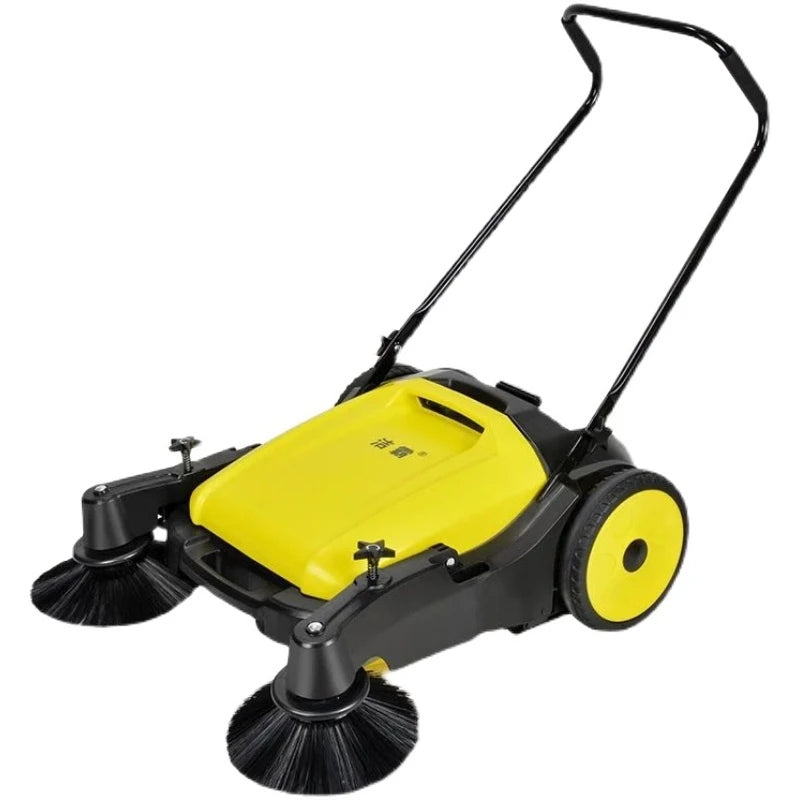 Manual street hand push commercial road wireless electric floor equipment cleaner machine floor sweeper