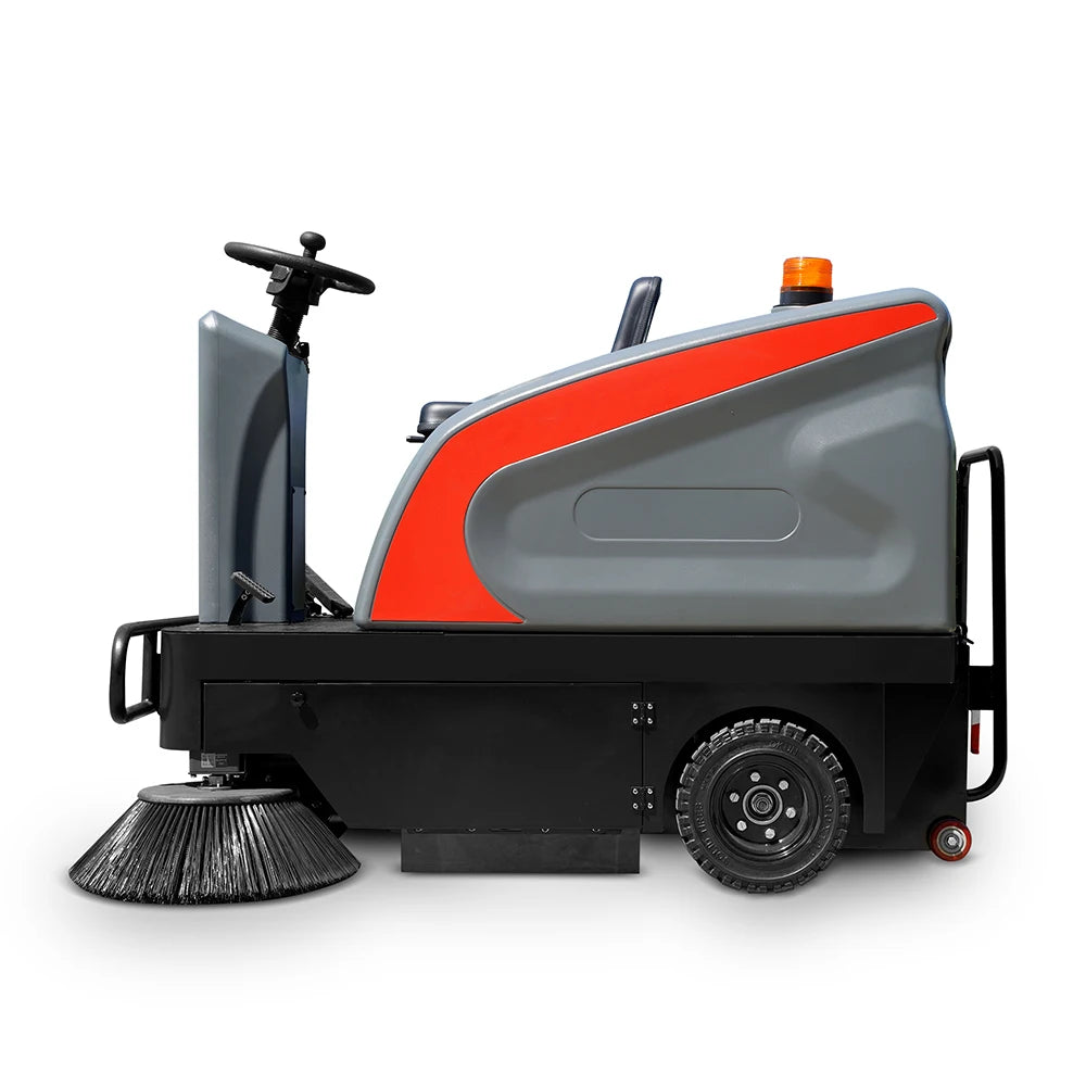 Farm Cleaning Machine Battery Powered Ride on Road Sweeper Electric Floor Sweeper Machine