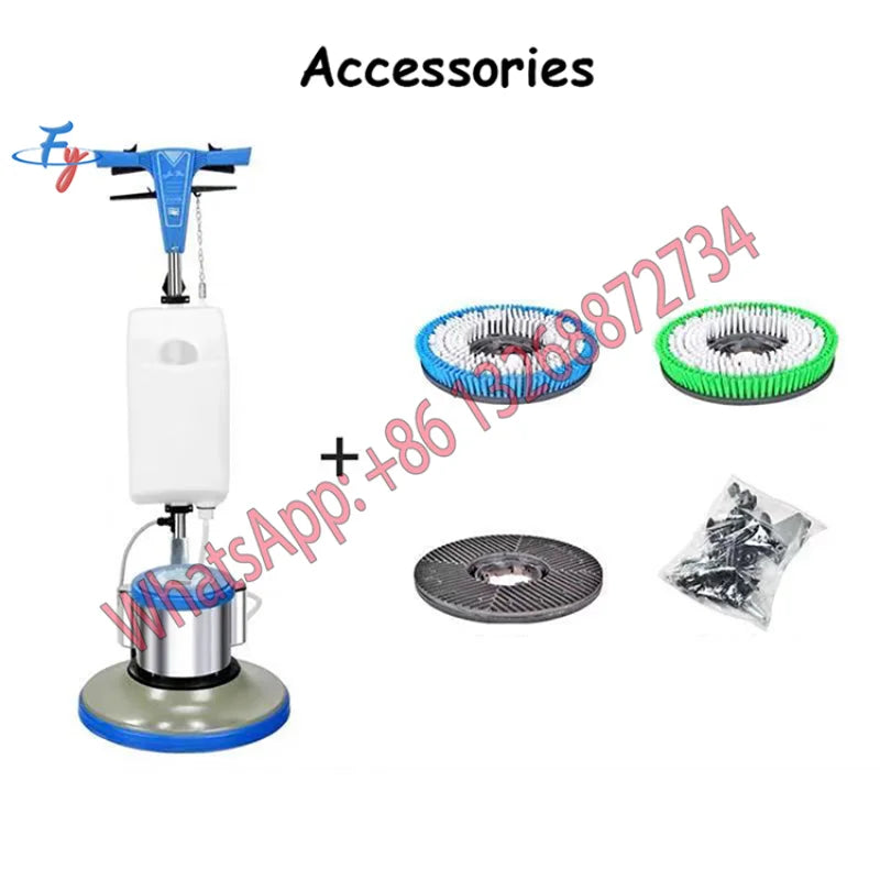 FY 2020 New Commercial use 1100w 175rpm Electric Floor Sweeper Tile Carpet Cleaning Machine, Washing Machine