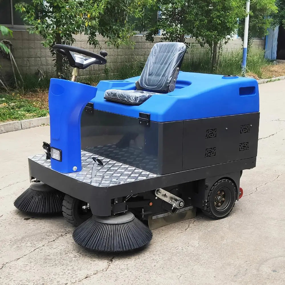 Vol-1400 Electric Street Sweeper Cleaning Machine Floor Ride On Scrubber Automatic Oem