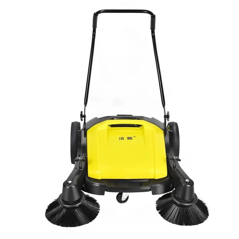 Manual street hand push commercial road wireless electric floor equipment cleaner machine floor sweeper