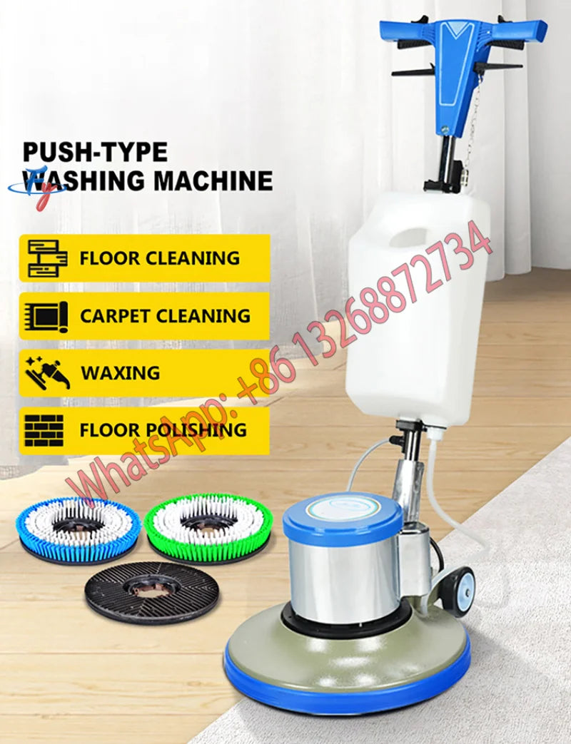 FY 2020 New Commercial use 1100w 175rpm Electric Floor Sweeper Tile Carpet Cleaning Machine, Washing Machine