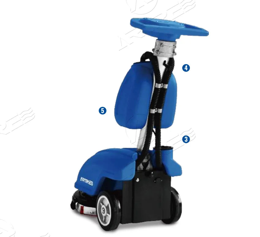 Electric walk behind Industrial Street Road Floor Cleaning Sweeper machine AR50