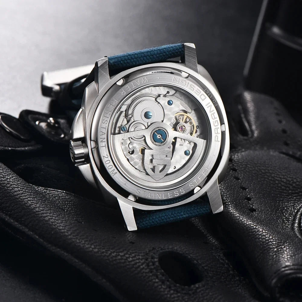 PAGANI DESIGN 41MM New Men's Watches Luxury Automatic Mechanical Watch For Men 100M Waterproof Stainless steel Wrist Watch Men 