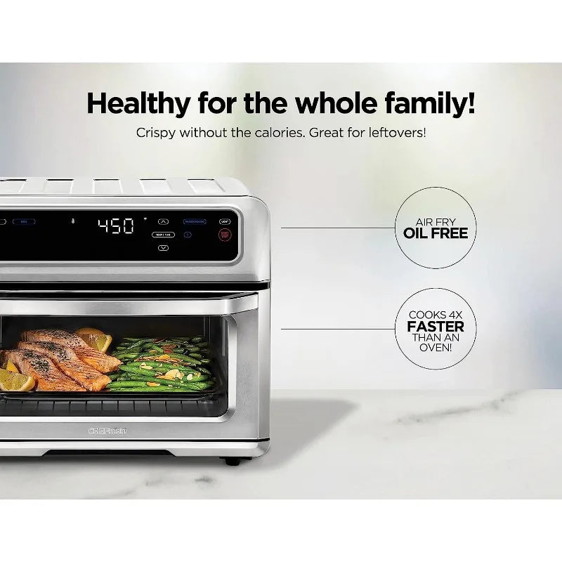 CHEFMAN Air Fryer Toaster Oven XL 20L, Healthy Cooking & User Friendly, Countertop Convection Bake & Broil, 9 Cooking Functions