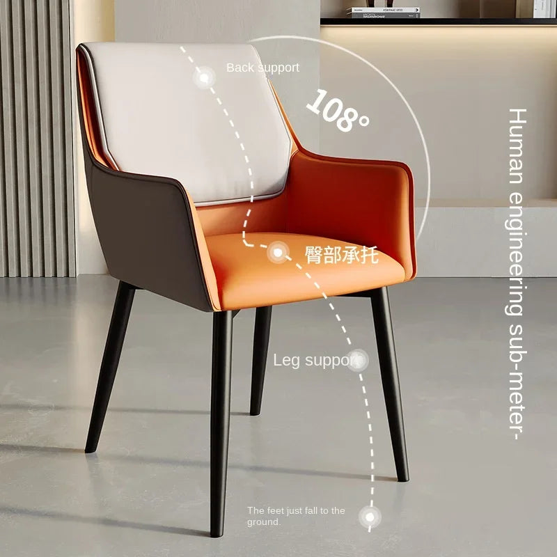 Gaming Dining Chairs Accent Mobile Leather Computer Kitchen Chair Home Foldable Unique Sillas Plegables Modern Furniture