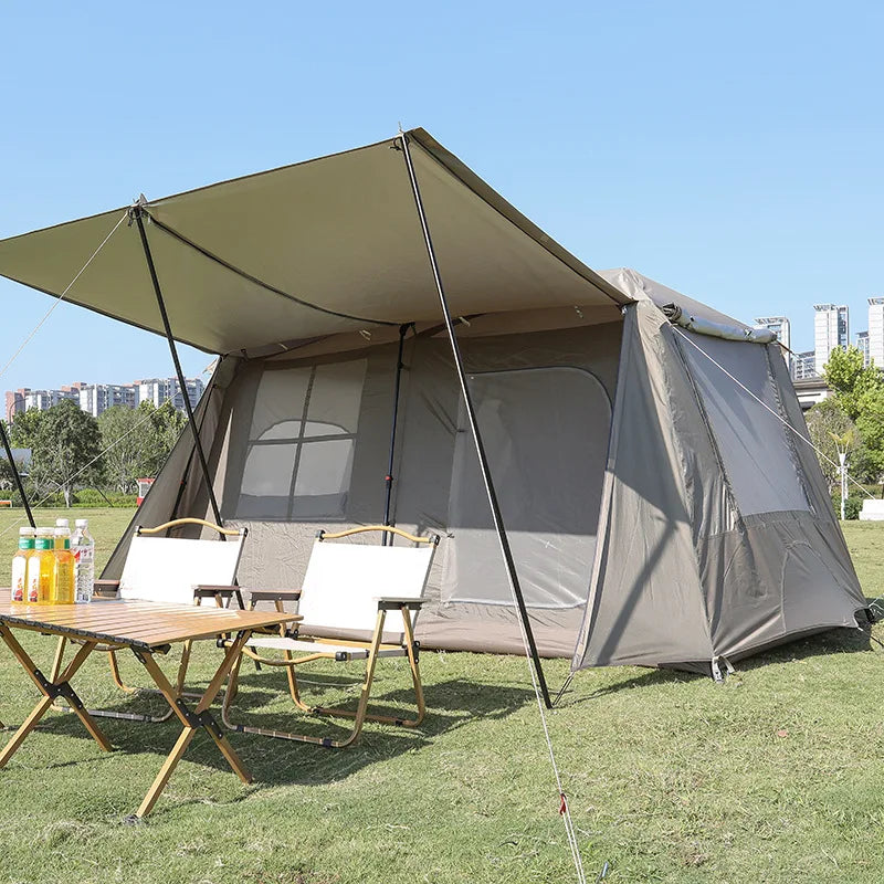large camping tent Moisture proof automatic tent Hiking camping family play camping tents luxury
