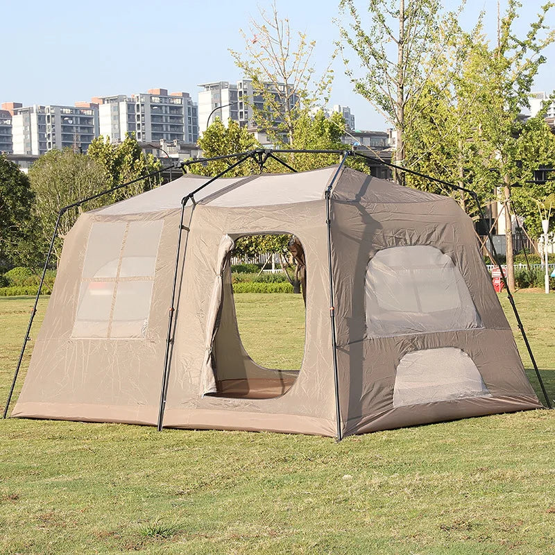 large camping tent Moisture proof automatic tent Hiking camping family play camping tents luxury