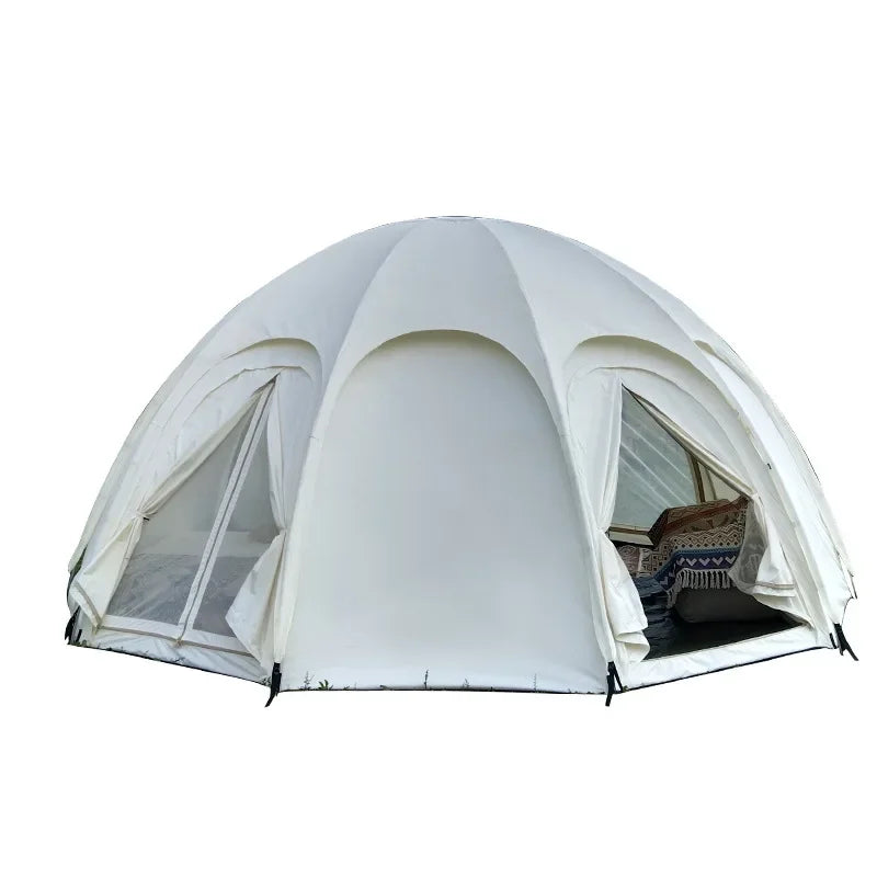 Spherical Dome Canopy Tent Outdoor Camping Professional Camping Rain Proof Double-layer Star Light Luxury Dining Homestay Tent