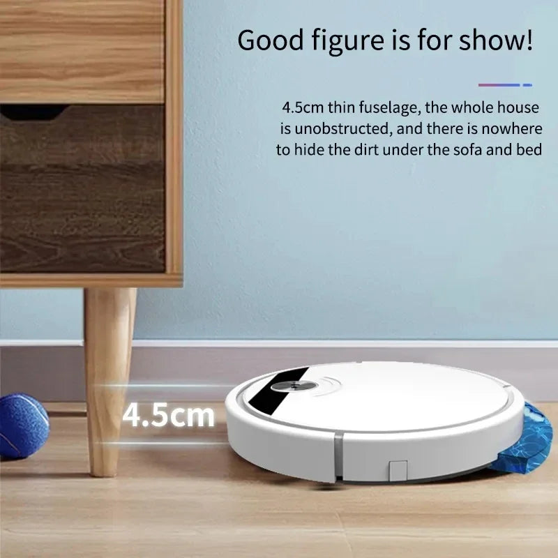 New Smart Sweeping Robot Vacuum Cleaner Dry And Wet Mopping Electric Sweeper USB Intelligent Sweeping Machine Remote Control