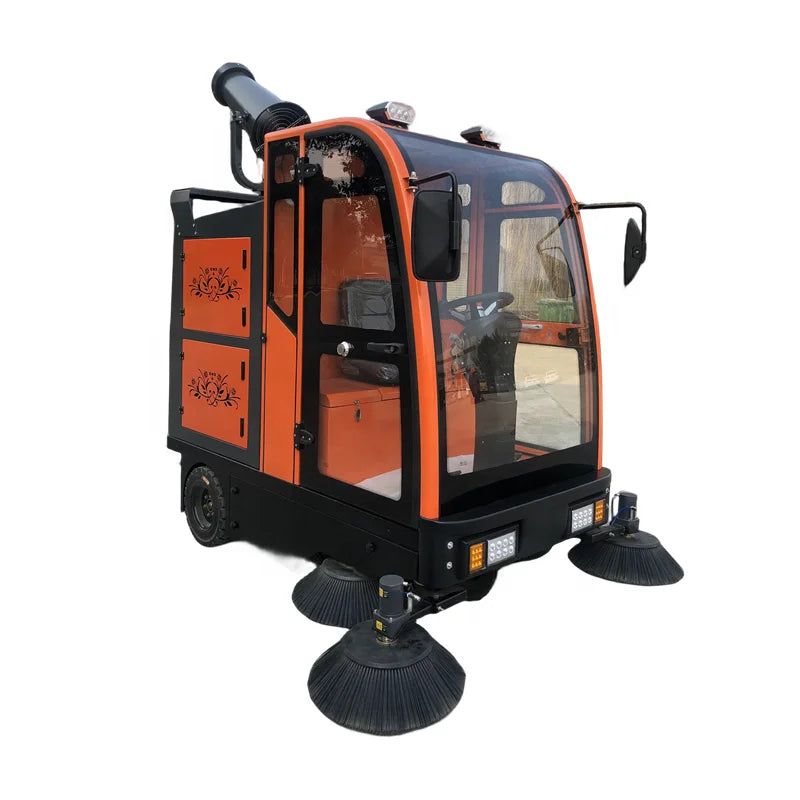 Factory Supply Industrial Electric Cleaning Machine Floor Mini Street Road Ride On Sweeper For Sale
