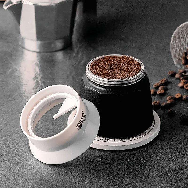 Moka Pot Italian Coffee Machine Espresso Aluminum Geyser Coffee Maker Kettle Latte Stove Classic Coffee Barista Accessories600ml