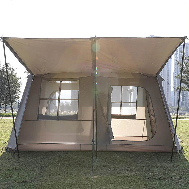 large camping tent Moisture proof automatic tent Hiking camping family play camping tents luxury