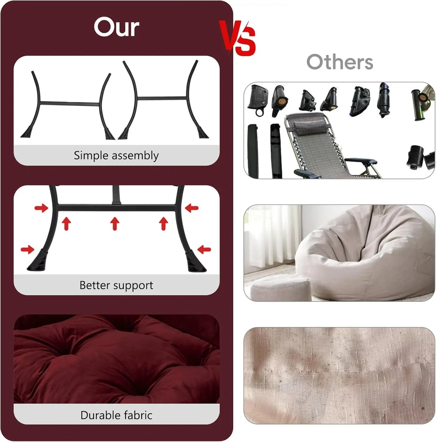 Folding Ottoman Modern Large Accent Chair,Contemporary Lounge Leisure Sofa Chair with Armrests Upholstered Sofa Armchair Reading