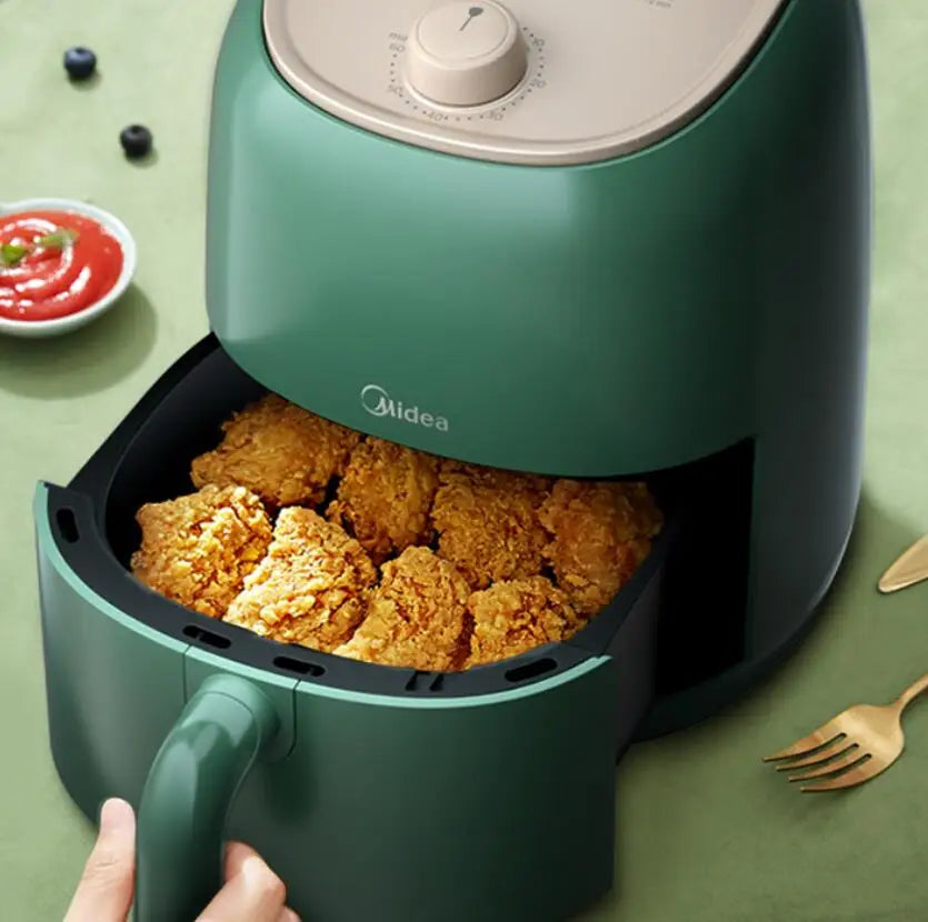 Electric pan cake machine airfryer Midea household Air Fryer Home Multifunctional 2.6L Non-Stick Pot home Chip Maker KZ26E101