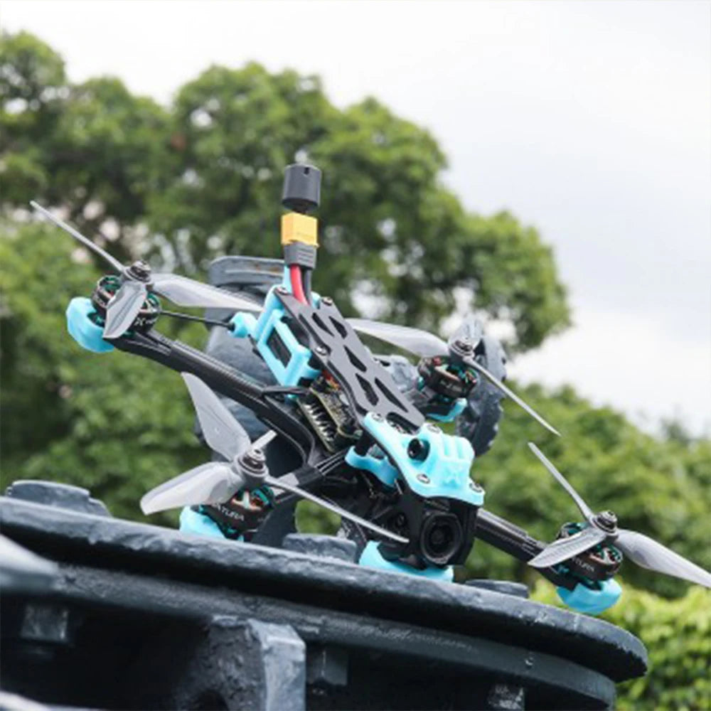 Foxeer Aura LR 5" 5inch FPV 4k camera 210mm T700 Green Carbon W/ 5mm Arm for RC FPV Freestyle Long Range O3 LJI Digital Drone