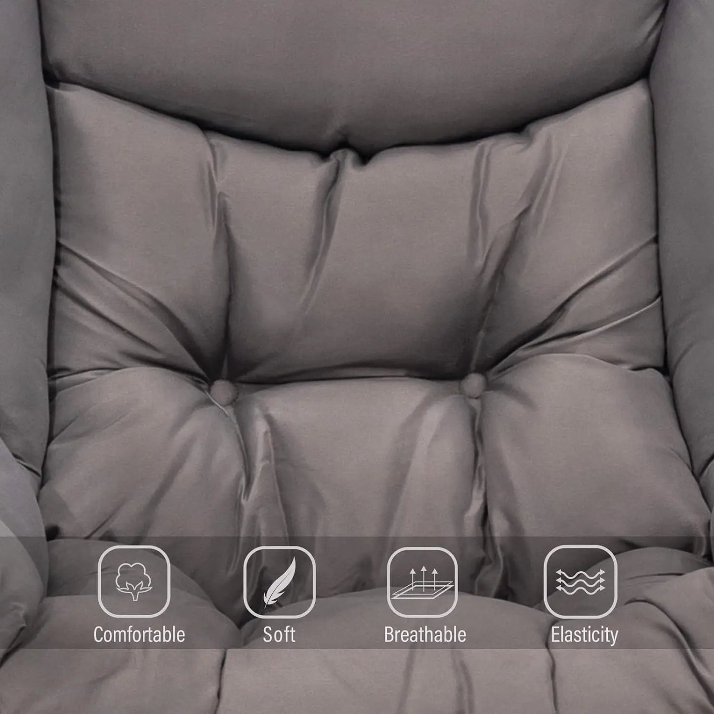 Modern Lounge Accent Chair with Armrests and a Side Pocket, Leisure Upholstered Sofa Chair Reading Chair with Footrest