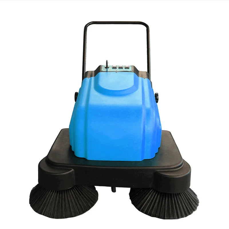 AS690 commercial industrial electric power vacuum concrete street road floor cleaning machine sweeper for channel freight yards