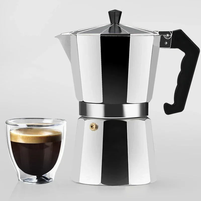 50-450ML Moka Pot Classic Italian Café Brewing Tools Espresso Maker Italian Coffee Machine Mocha Coffee Maker Espresso