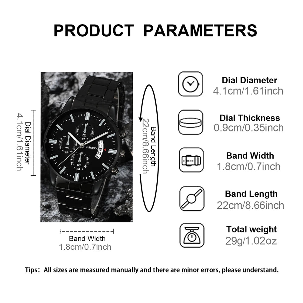 Mens Watch Fashion Minimalist Quartz Analog Stainless Steel Watches for Men with Date