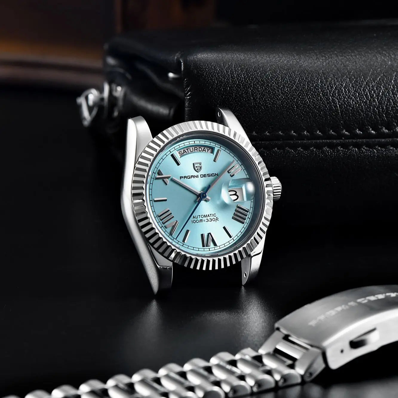 PAGANI DESIGN Men's Mechanical Watches Luxury Automatic Watch For Men 2023 New AR Sapphire glass Complete Calendar Wrist watch