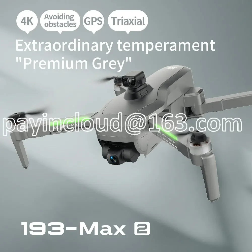 New Arrival 193MA2 A Drone with 4K HD 3-axis Gimbal Camera and GPS 5KM Long Range Obstacle Avoidance Drone-profssional 4K