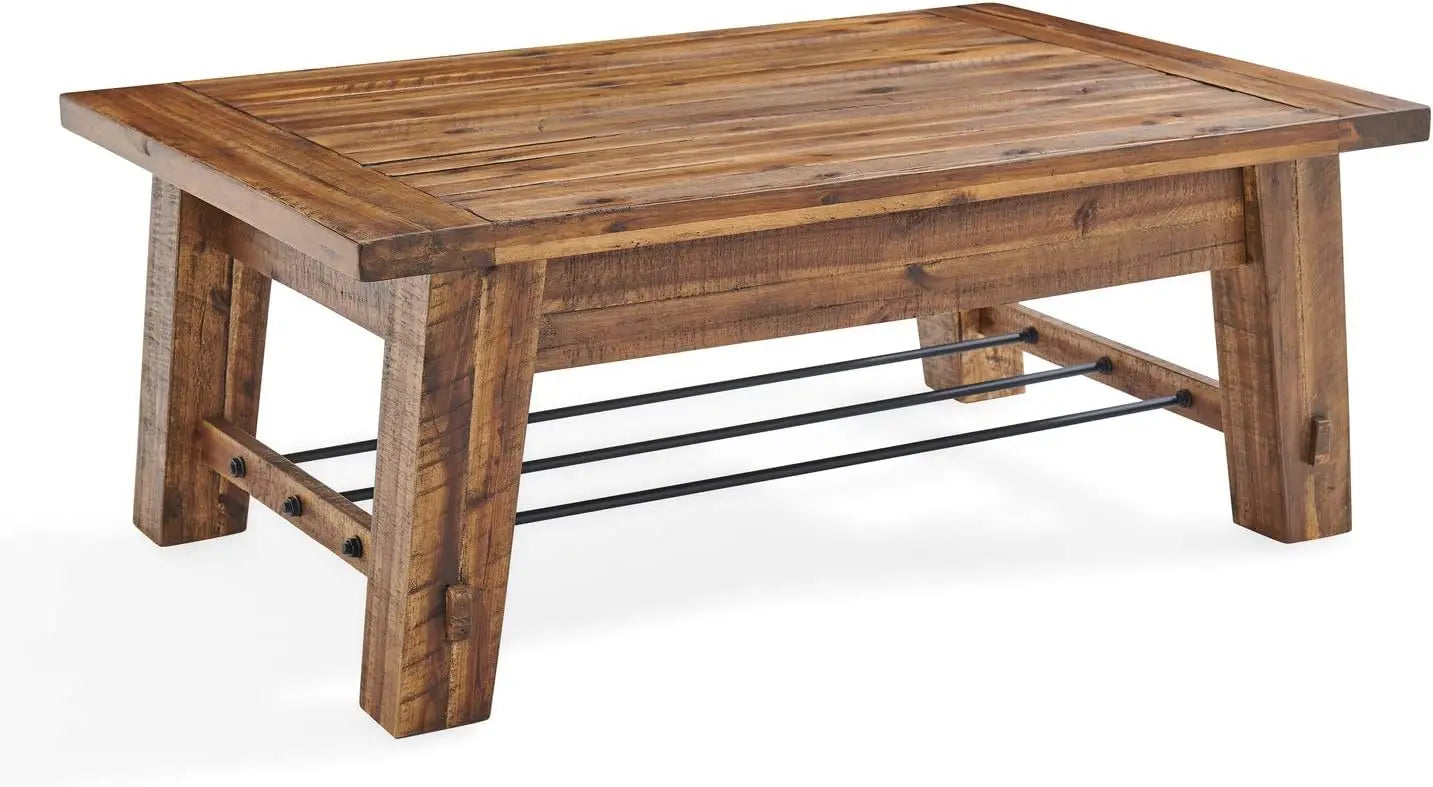 Furniture Durango 48" L Industrial Wood Coffee Table