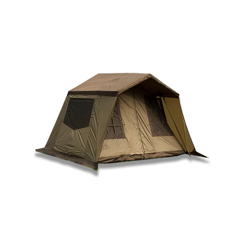 MOUNTAINHIKER 무료 배송 3-6Person Outdoor Camping Cabin Tent Luxury Ultralight Large Family Waterproof Thickened Hiking Picnic Tent