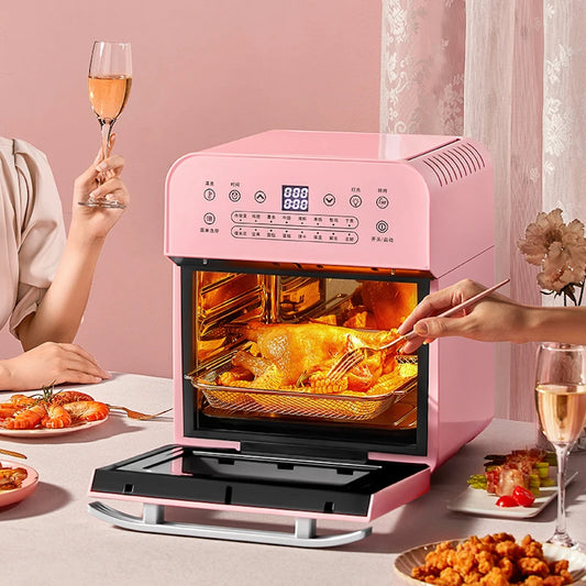 Automatic Oil-free 12L Airfryer deep for home Stainless steel   toaster oven smart   French fries machine
