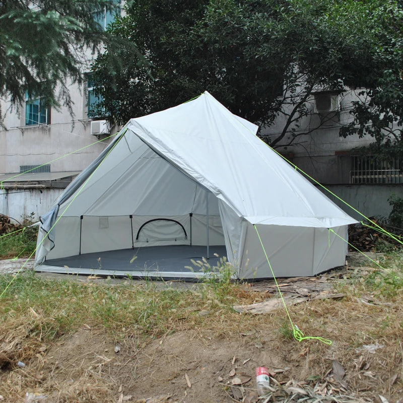 6-8 People Outdoor Indian Bell Luxury Glaming Camping Large Space Comfortable One Room Travel Tourist Family Yurt Waterproof
