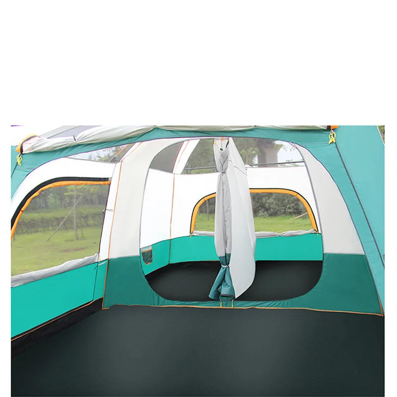 Oxford PU waterproof glamping large luxury family tent 8-12 persons camping tent 12