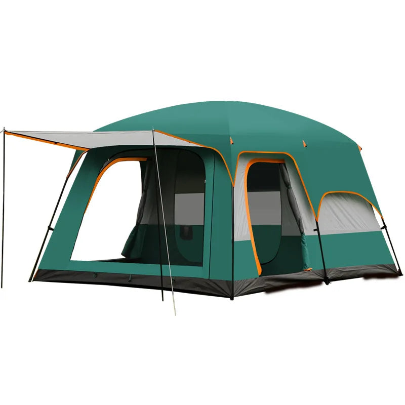 Oxford PU waterproof glamping large luxury family tent 8-12 persons camping tent 12