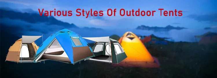 Oxford PU waterproof glamping large luxury family tent 8-12 persons camping tent 12